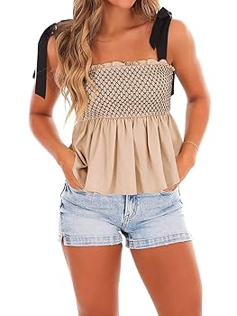 トップス THE SHISHIKUI Cami Short / CAMEL THE SHISHIKUI シシクイ Cami Short / CAMEL